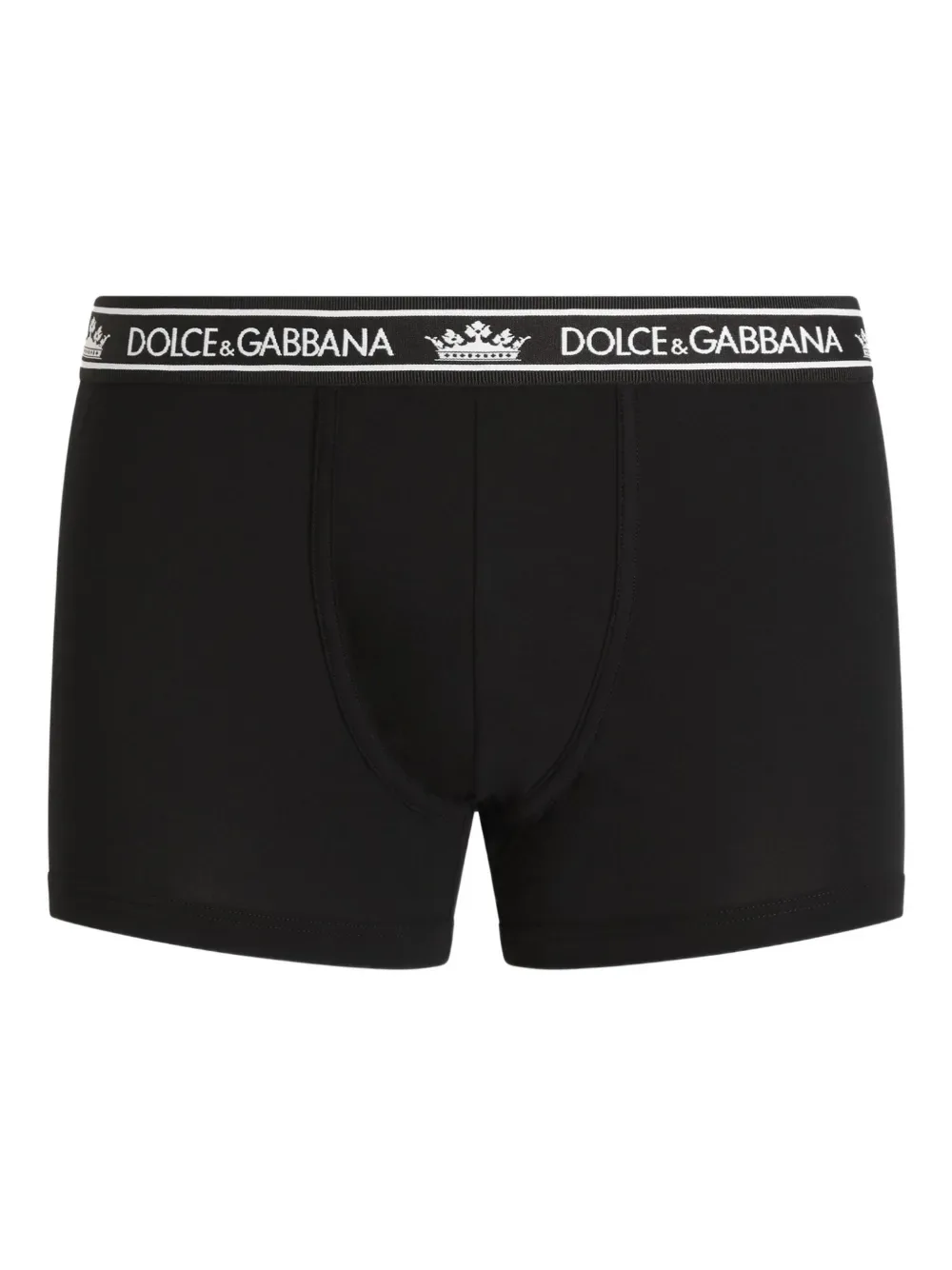 Комплект из трех боксеров с логотипом DOLCE & GABBANA, черный — фото 3