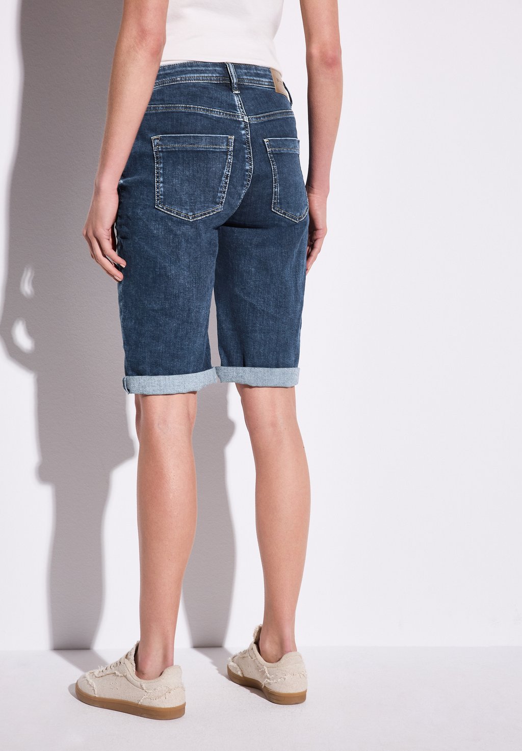 

Джинсовые шорты Street One, цвет Blau