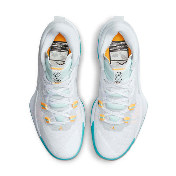 Кроссовки сион 1 пф Air Jordan, белый — фото 4
