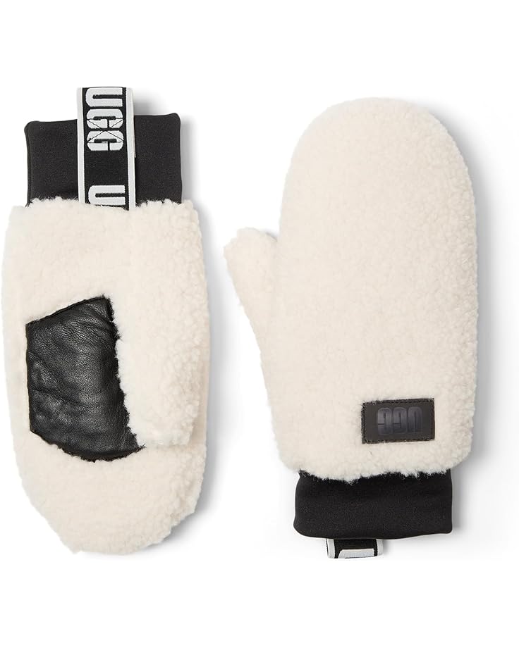 

Женские перчатки UGG Uggfluff Mitten With Logo Tape, Nimbus