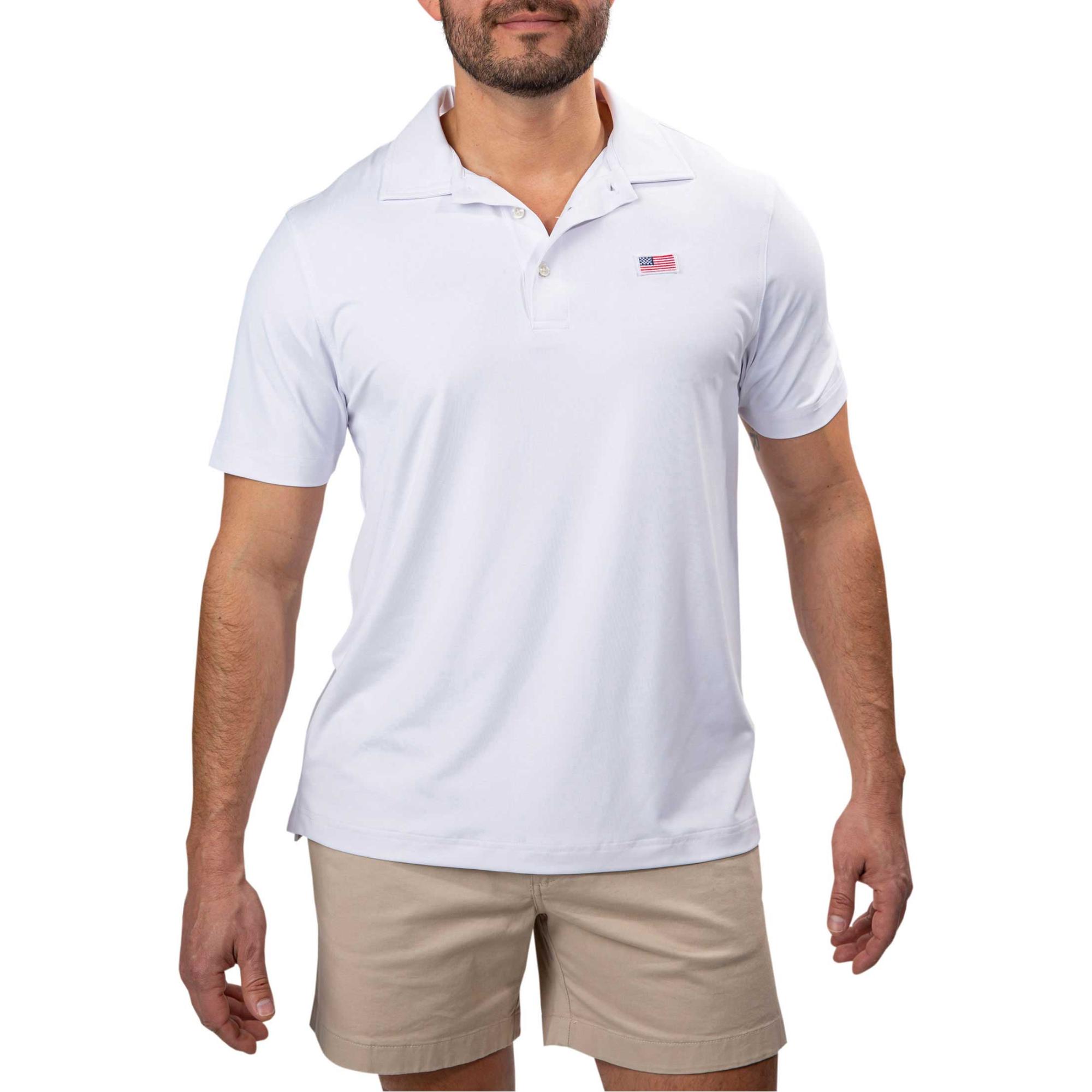 

Мужская классическая спортивная рубашка-поло Chubbies, White, Белый, Мужская классическая спортивная рубашка-поло Chubbies, White