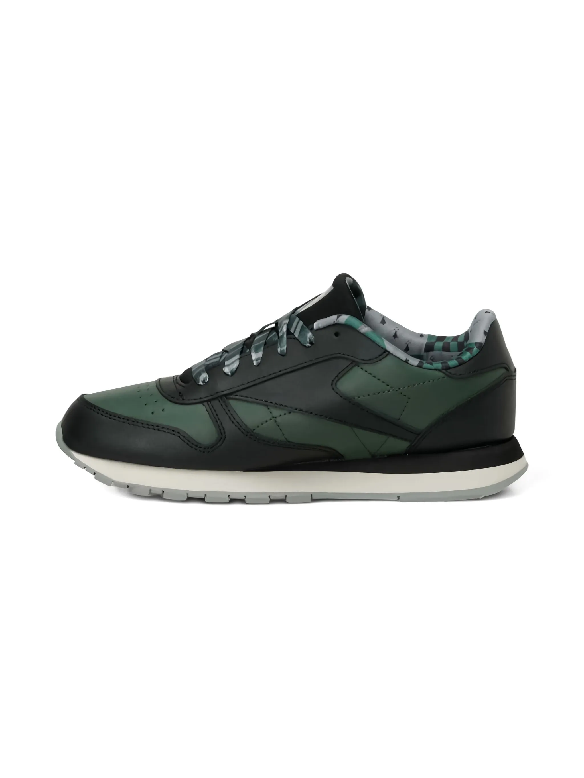Кроссовки Classic Leather Slytherin из коллаборации с Harry Potter Reebok Kids, черный — фото 3
