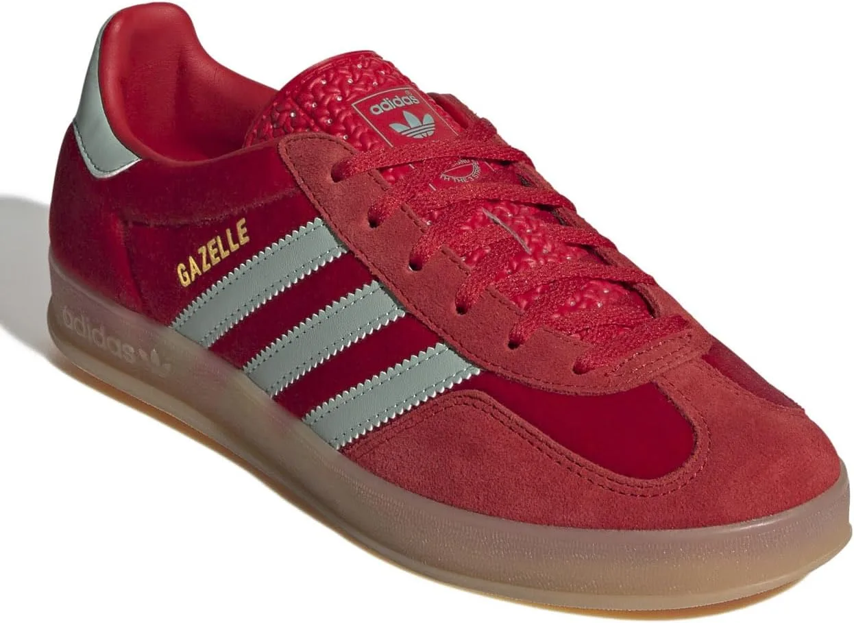 Мужские кроссовки Adidas Gazelle для дома, красный — фото 3