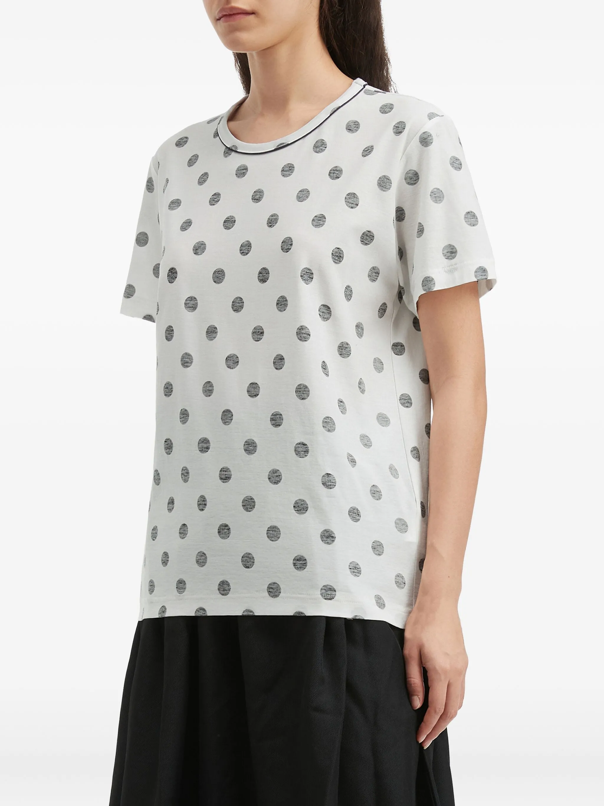 

Футболка в горох Y'S, белый