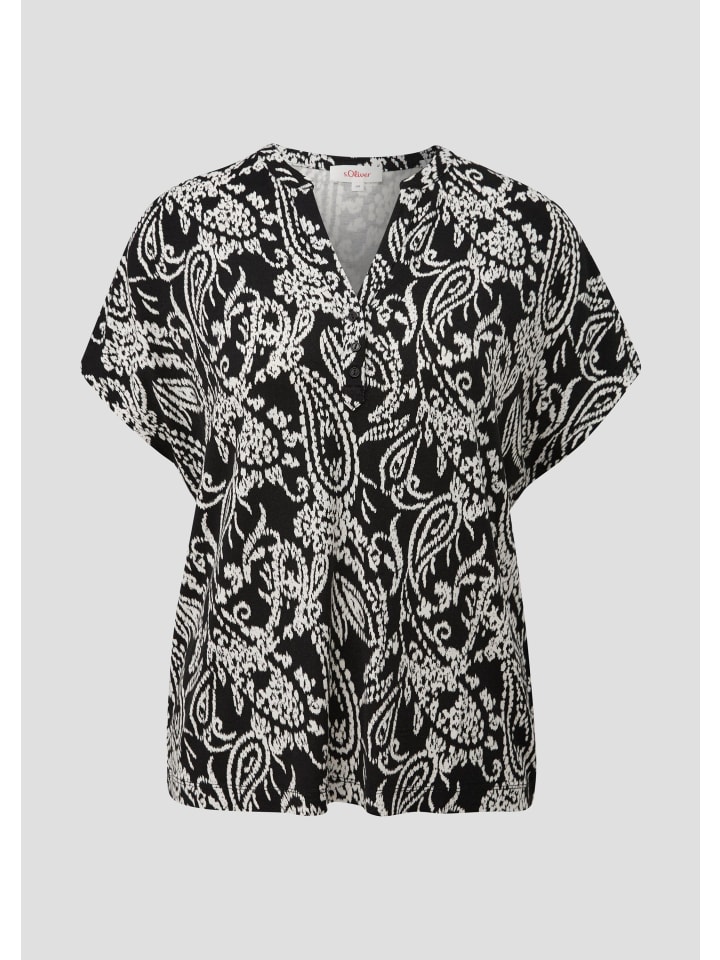 

Футболка в цвете 99B2_black s.Oliver, Черный, Футболка в цвете 99B2_black s.Oliver