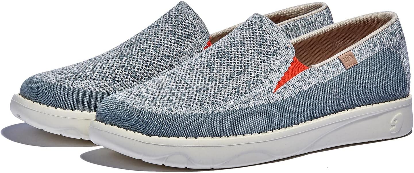 

Мужские лоферы UIN с художественной росписью, слипоны для повседневной носки и путешествий, легкие и удобные, кроссовки для ходьбы, серия Tarragona, Tarragona Ⅱ- Limestone