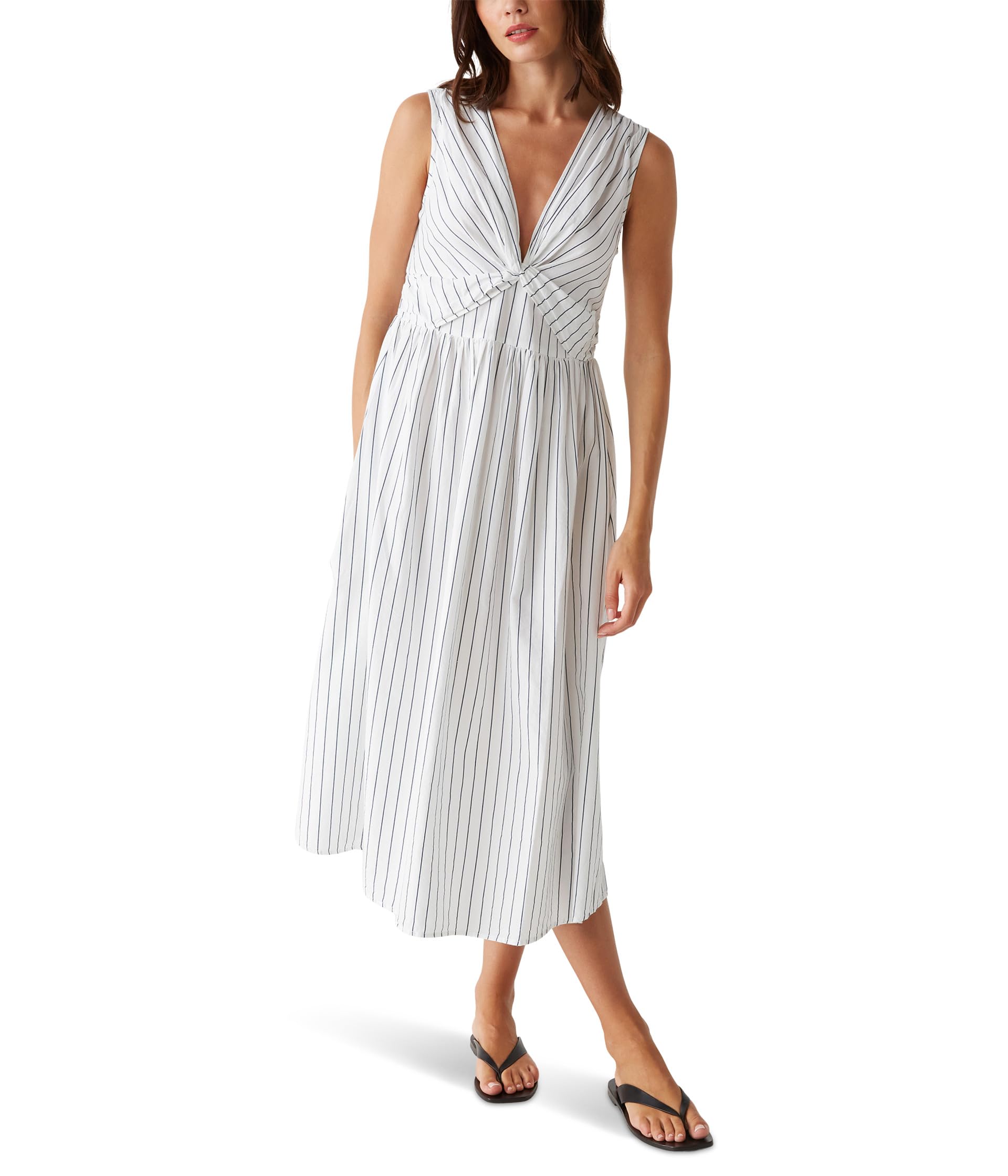 

Платье Michael Stars Penelope Twist Front Midi Dress, цвет Navy Stripe