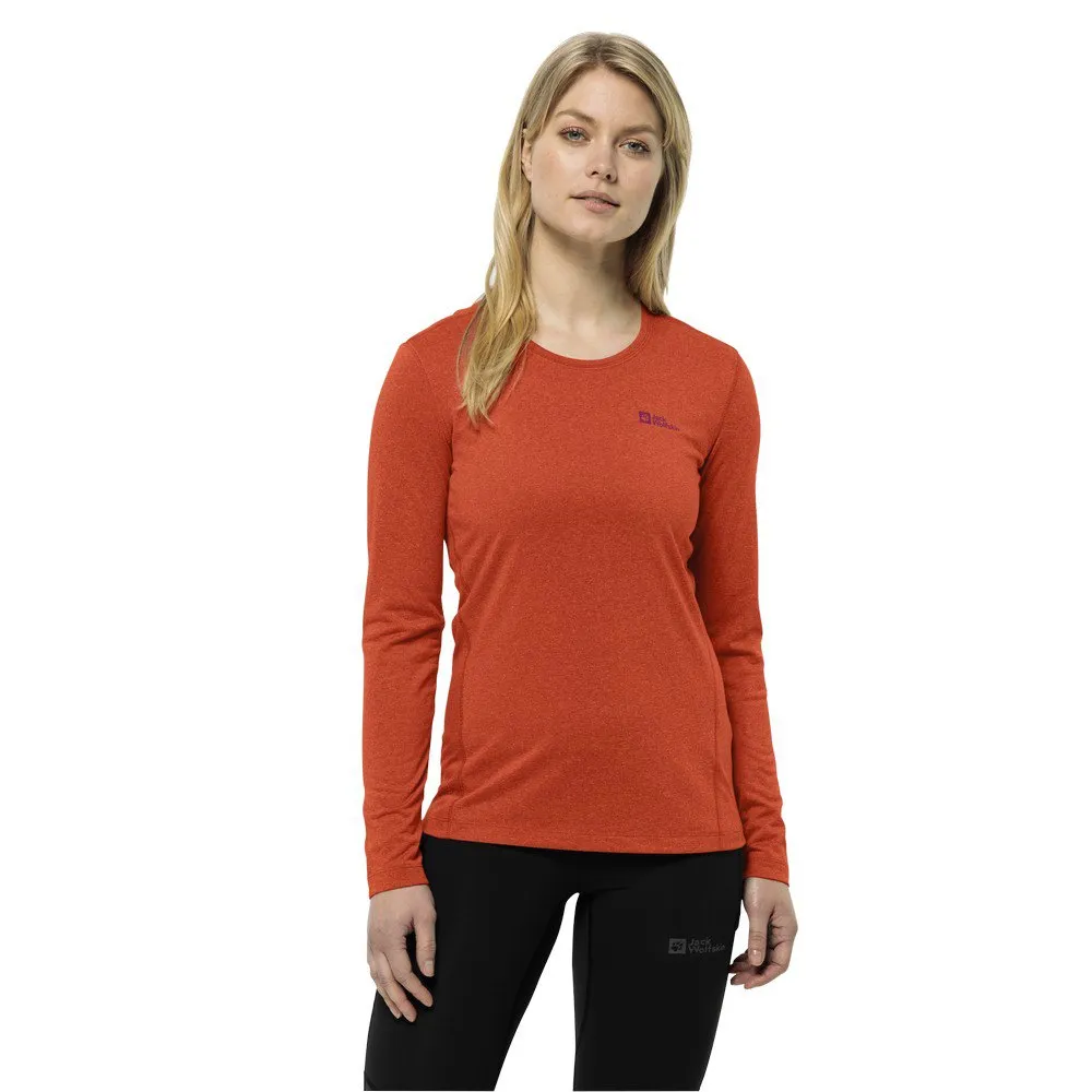 

Футболка Jack Wolfskin Sky Thermal long sleeve, оранжевый