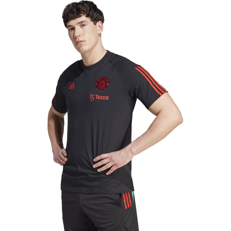 Футболка болельщика Manchester United, тренировка Tiro 23 Adidas, черный — фото 2