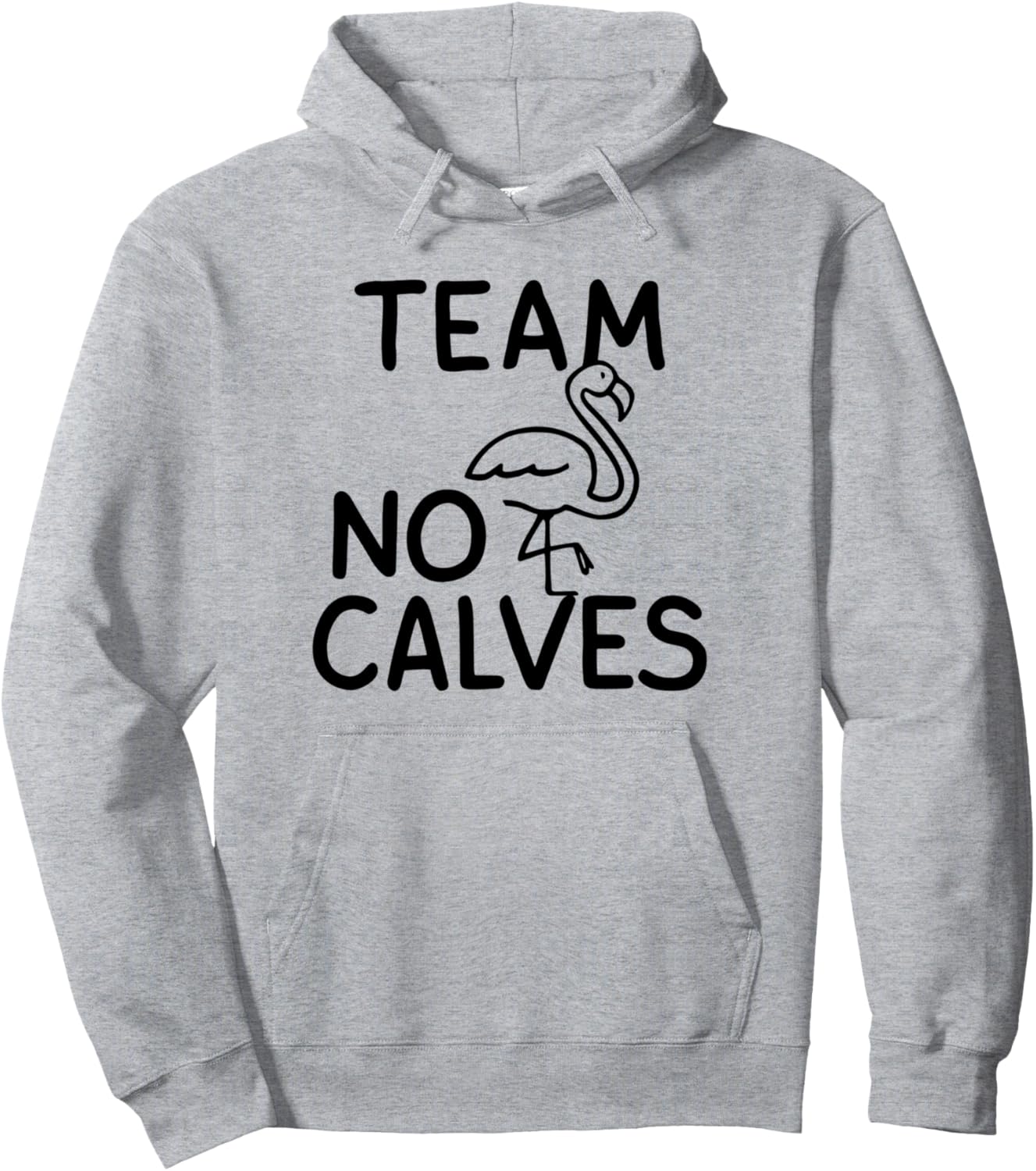 

Толстовка Team Calfless Weightlifting Flamingo Gym Fitness Lifting Fun Hoodie Funny Fitness Gym Apparel, серый