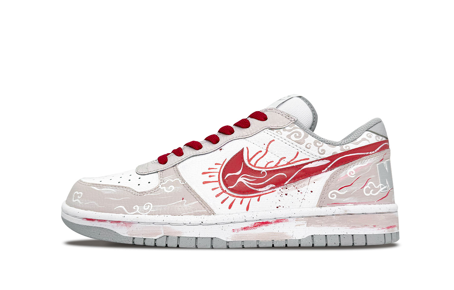 

Nike Большие низкие кроссовки для скейтбординга мужские красные