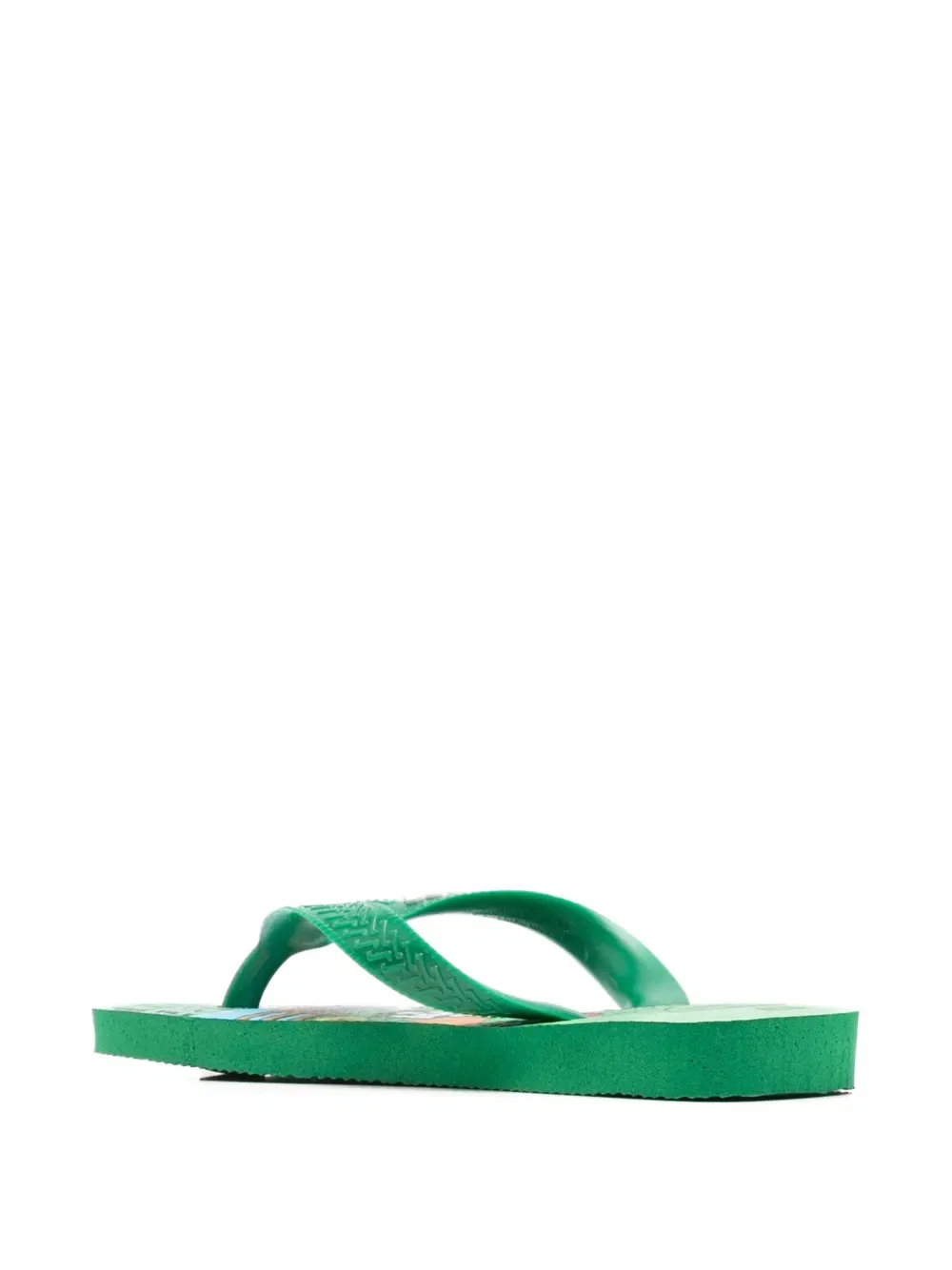 X шлепанцы с деталями логотипа Minecraft Havaianas Kids, зеленый — фото 2