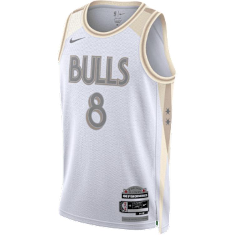 

Джерси Chicago Bulls Zach LaVine городская серия 2024/25 мужская dri-fit nba swingman Nike, белый