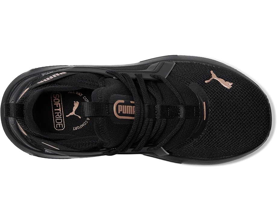 Кроссовки PUMA Kids Softride Enzo, цвет Puma Black/Rose Gold — фото 2