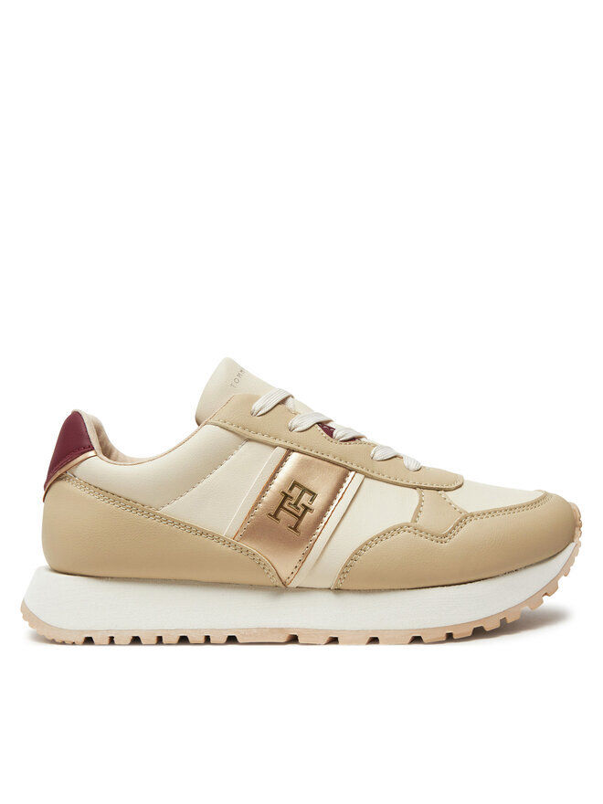 

Кроссовки Low Cut Lace-Up Sneaker Tommy Hilfiger, бежевый