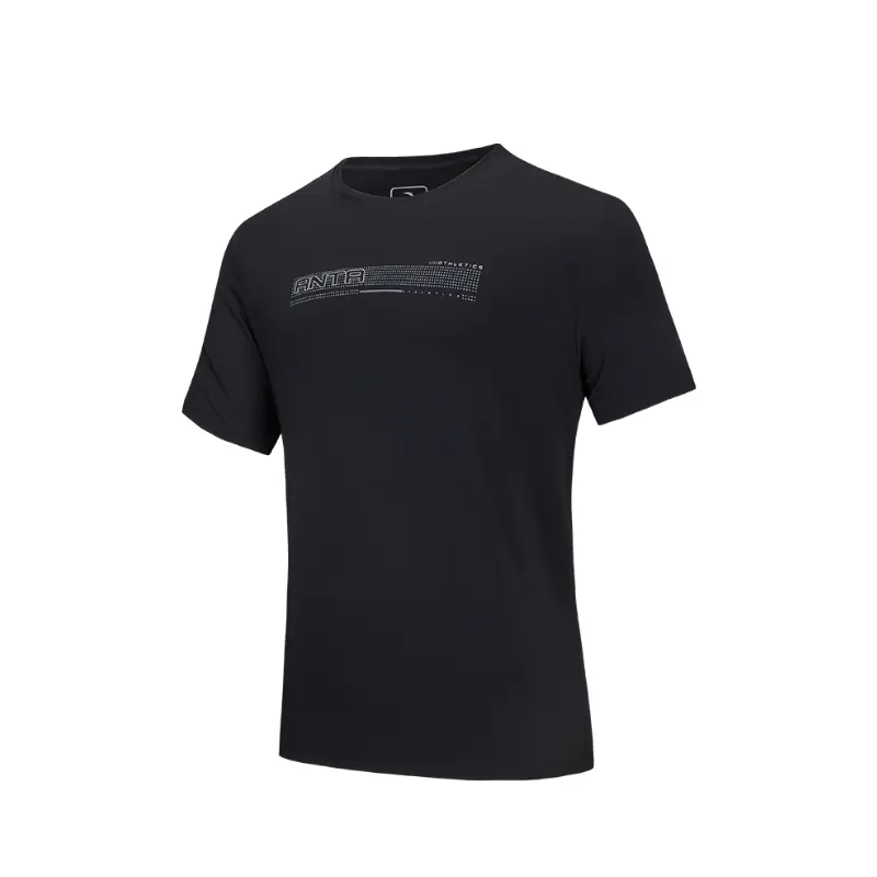 

ANTA Футболка мужская базовая black, Черный, ANTA Футболка мужская базовая black