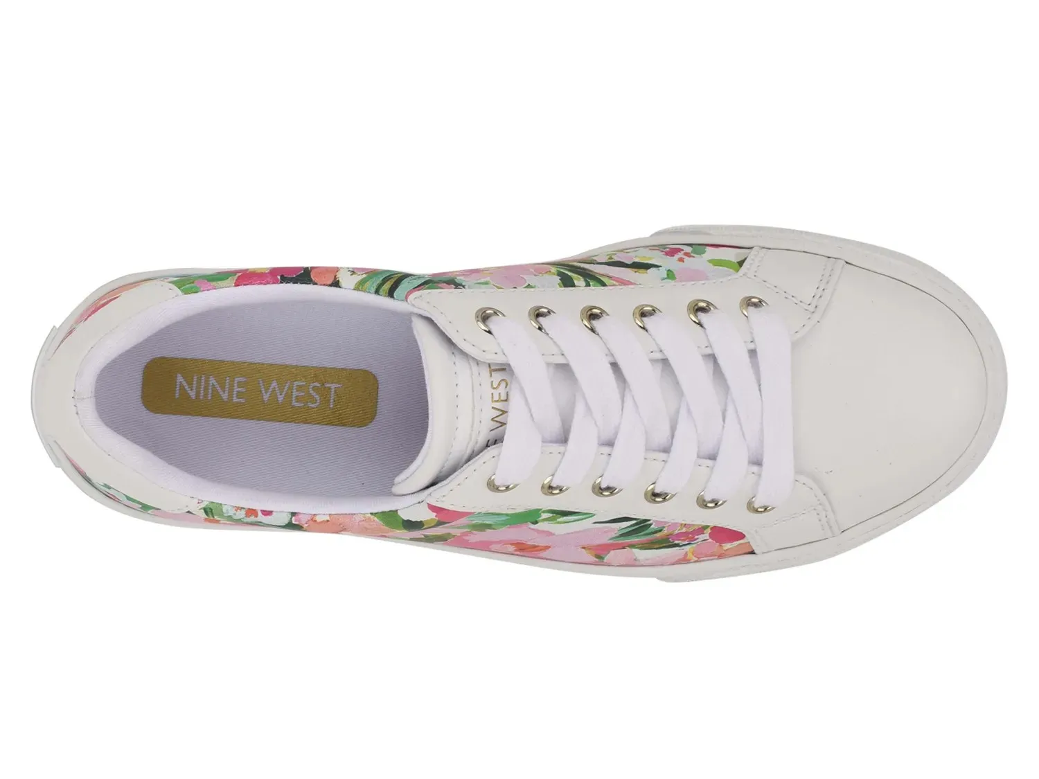Кроссовки Nine West Layna, розовые/многоцветный цветочный принт — фото 4