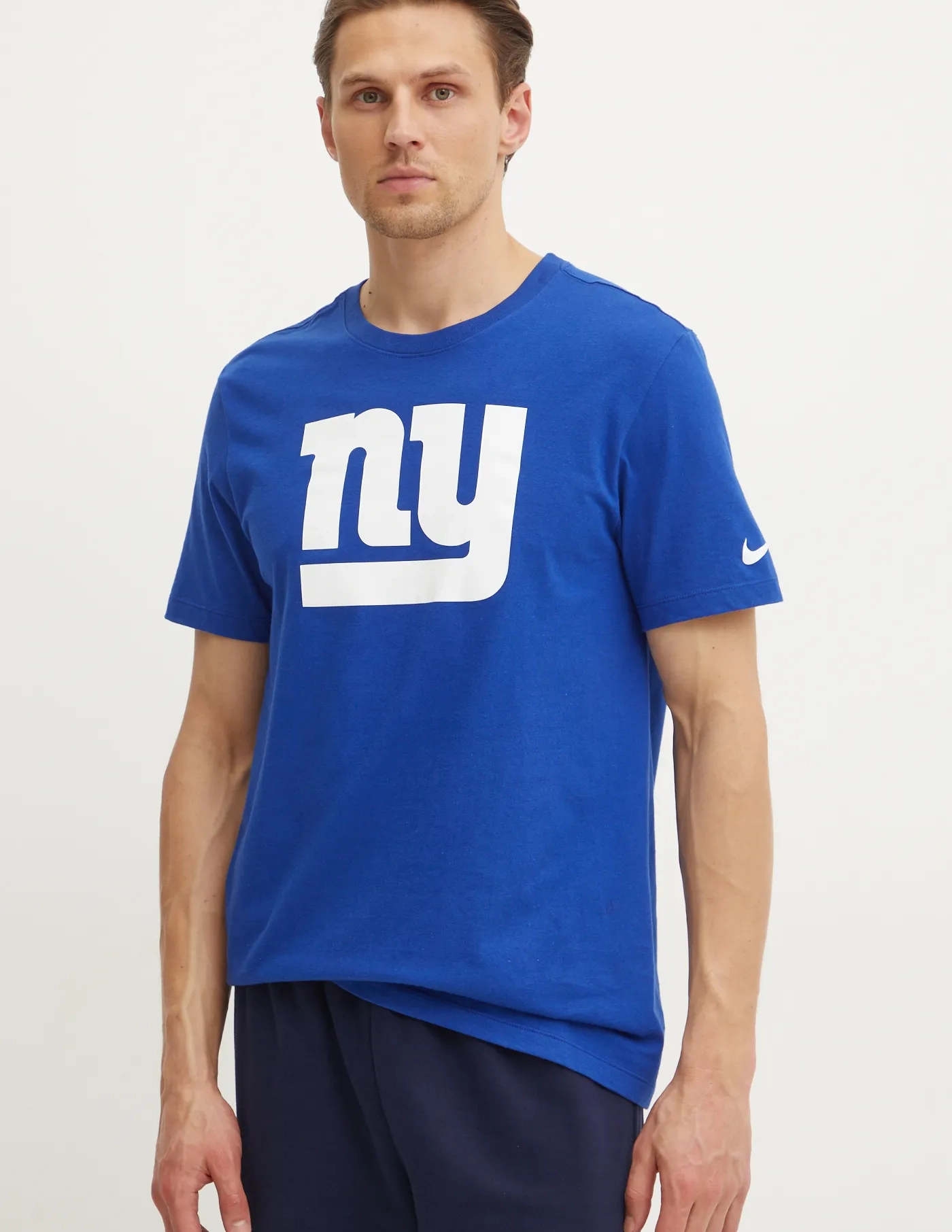 

Хлопковая футболка New York Giants Nike, синий
