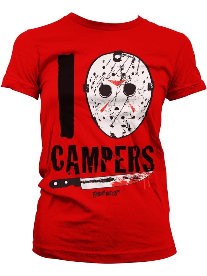 

Friday The 13th Красная футболка, Красный, Friday The 13th Красная футболка