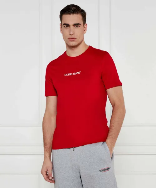 

Футболка Slim fit Guess Jeans, красный