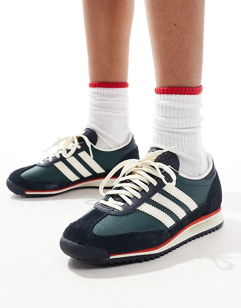 Кроссовки SL 72 OG темно-синего и белого цветов adidas Originals
