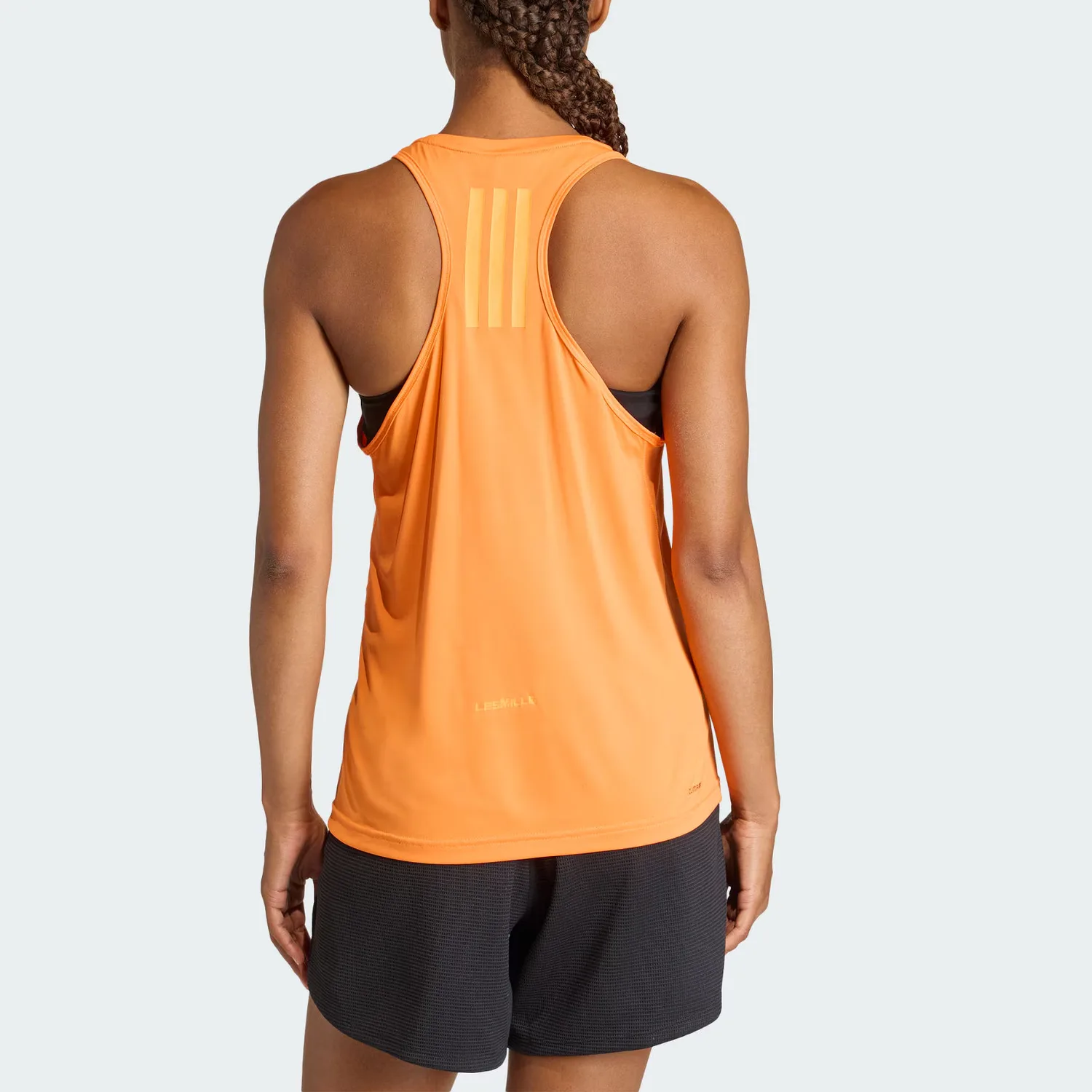 Футболка LES MILLS Climacool Sport для женщин Adidas, pure оранжевый/оранжевый — фото 4