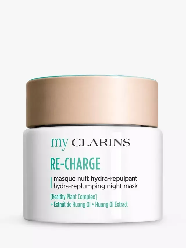 Маска для лица Clarins — Ночная увлажняющая My RE-CHARGE Hydra-Replumping Night Mask, 50 мл
