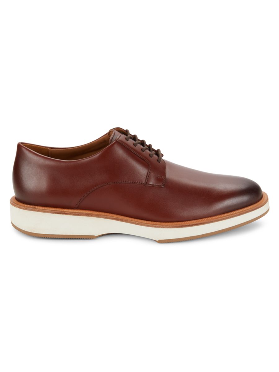 

Кожаные туфли дерби Benson Allen Edmonds, цвет Chili