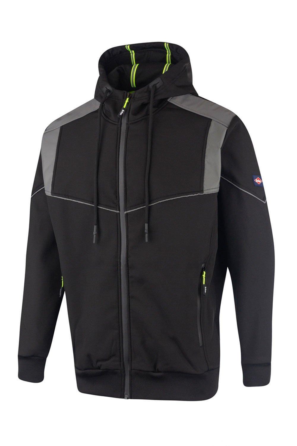 

Куртка Softshell со светоотражающей отделкой и капюшоном Lee Cooper Workwear, черный