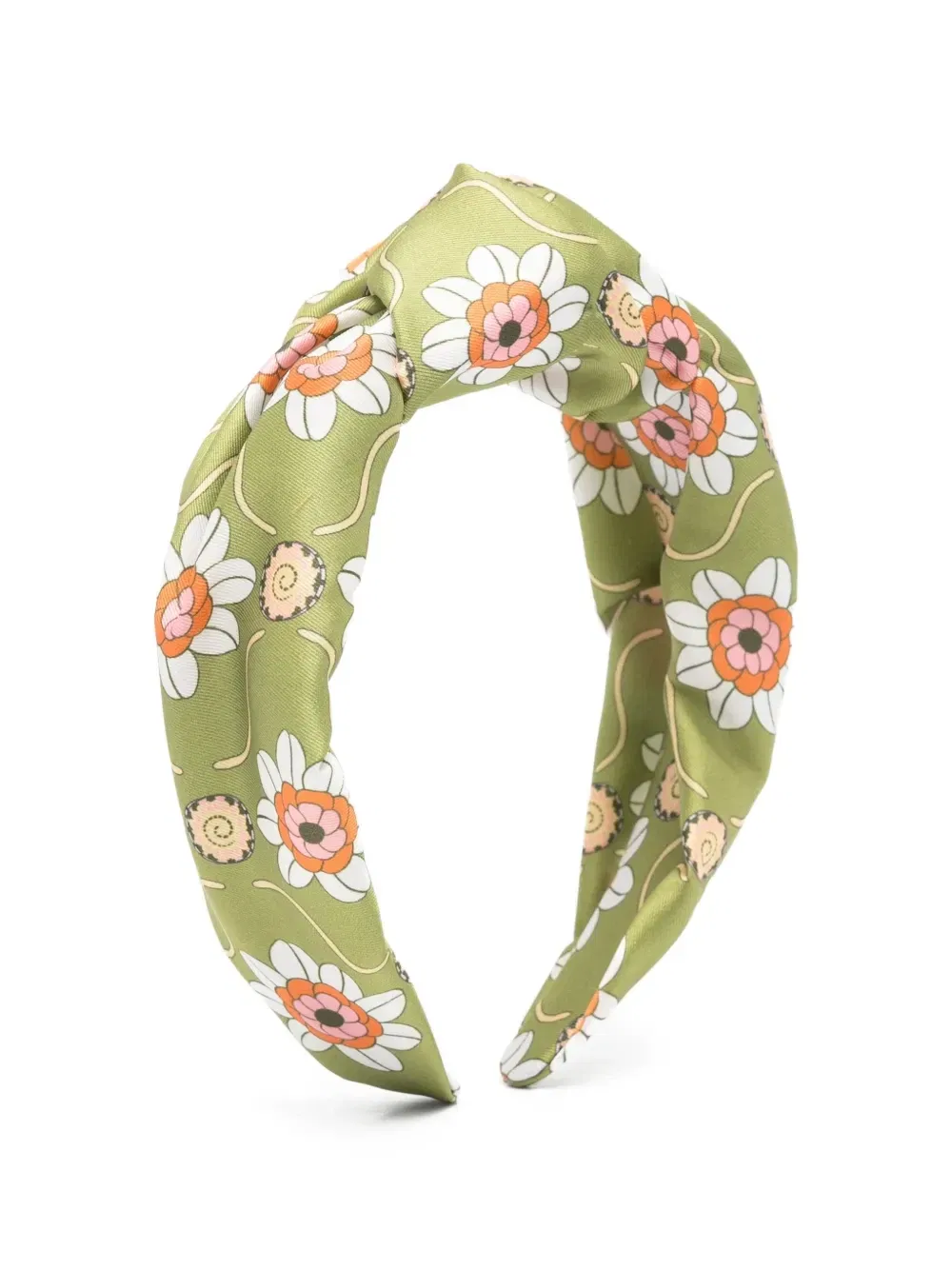 Повязка на голову с цветочным принтом La DoubleJ, зеленый