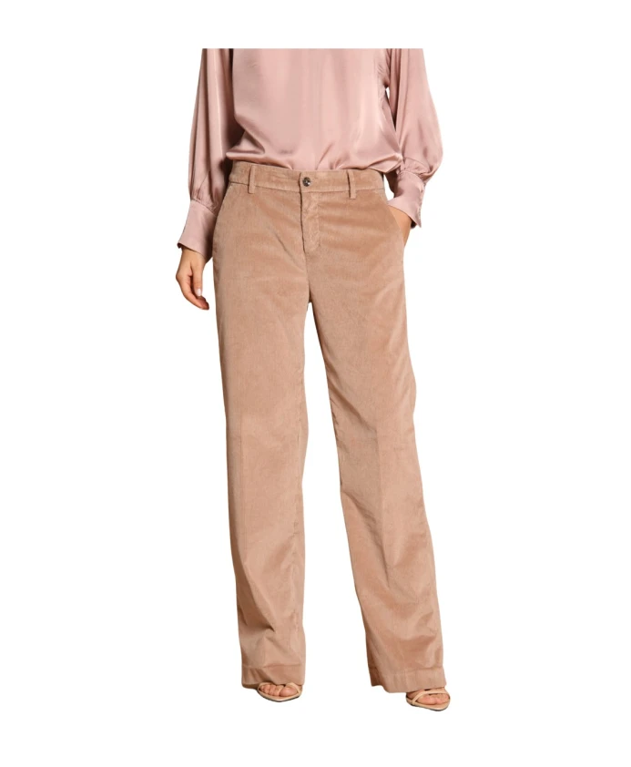 

Женские прямые брюки-чиносы New York из бархатного вельвета Mason'S, фиолетовый