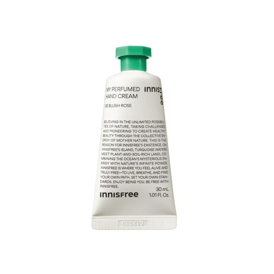 

Innisfree Мой парфюмированный крем для рук 06 Румяна Роза 30 мл. ครีมบำรุงมือ, White