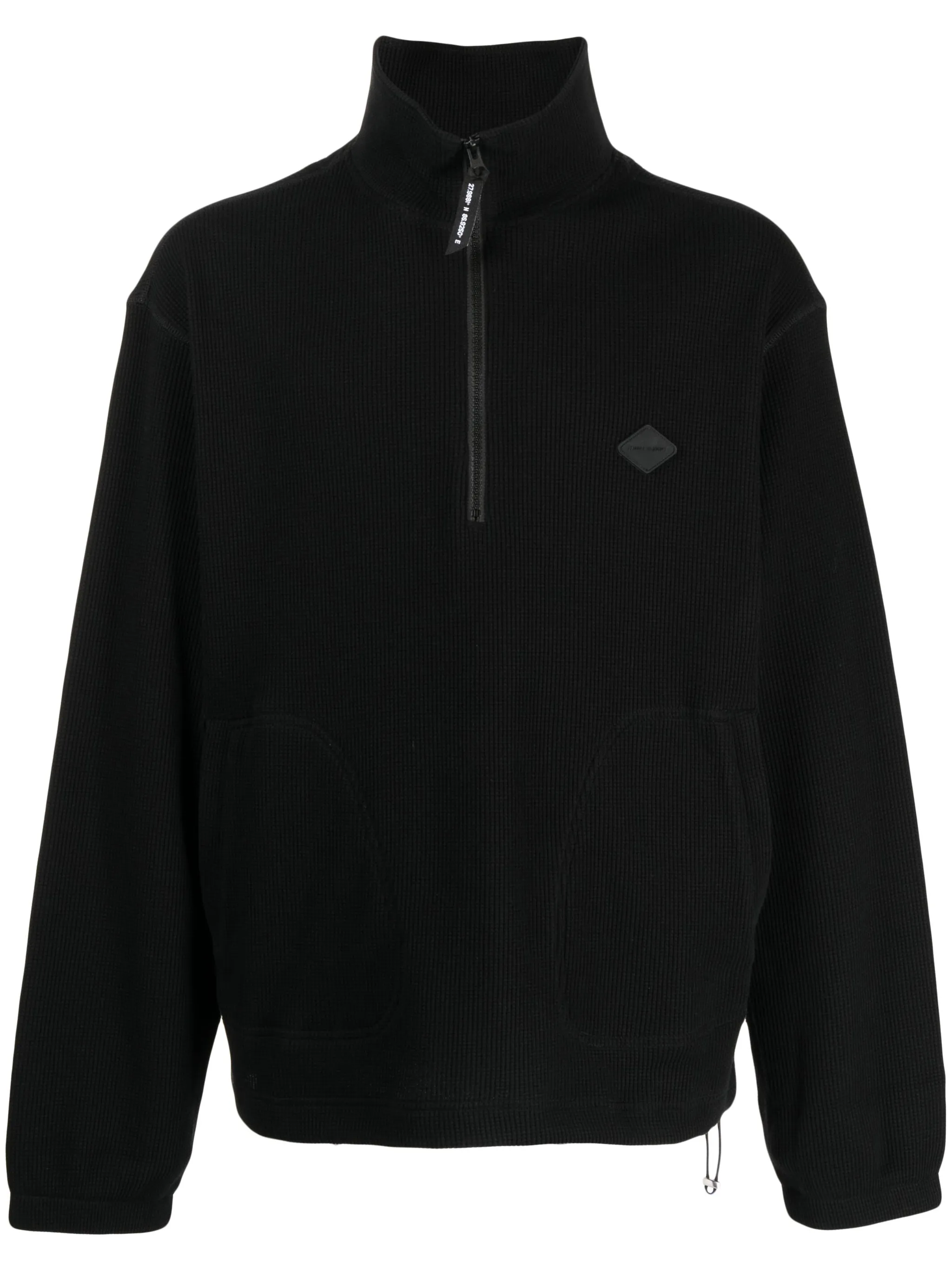 

Фактурная рубашка поло Spoonyard, черный