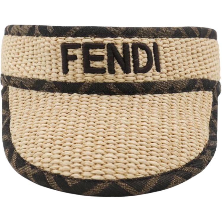 

FENDI Рафия козырек, Umber