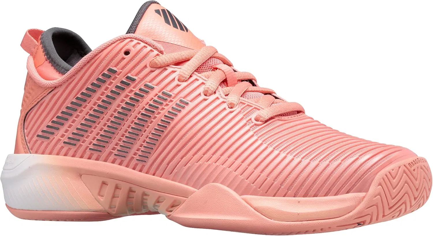 Кроссовки теннисные K-Swiss Hypercourt Supreme, Peach Amber/White/Asphalt