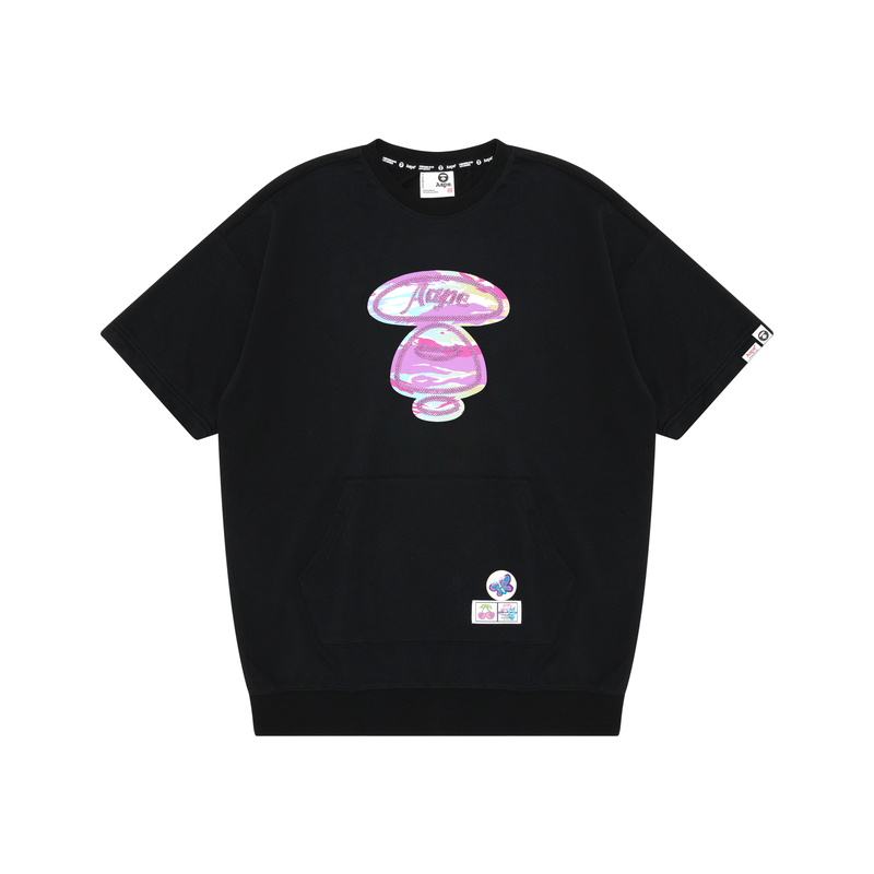 

Футболка A Bathing APE с пайетками из хлопковой смеси Aape, черная BKX