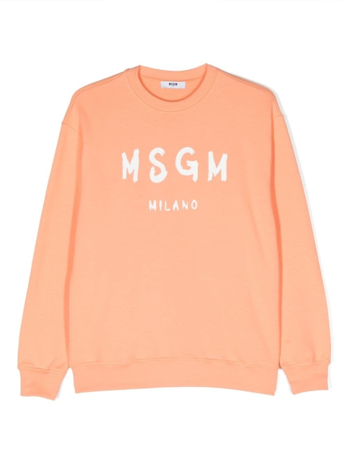 

MSGM Kids толстовка с логотипом, оранжевый