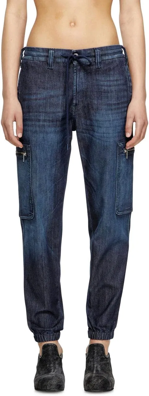 Diesel Slim D-Lab JoggJeans, темно-синий — фото 4