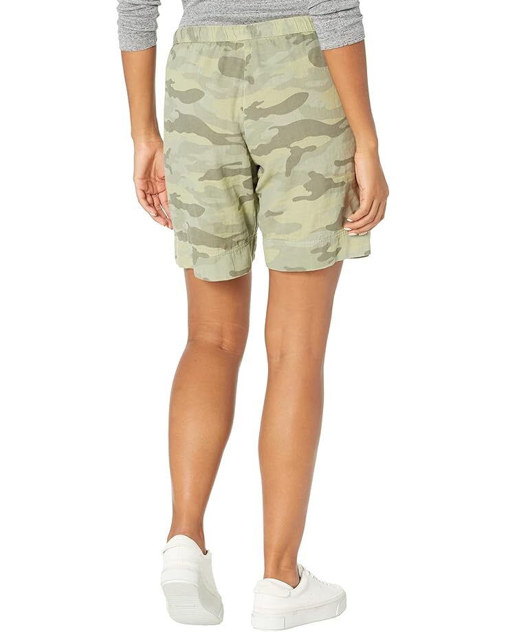 

Шорты Dylan by True Grit Sun-Washed Cotton Camo Bermuda Tie Shorts, цвет Sea Sage