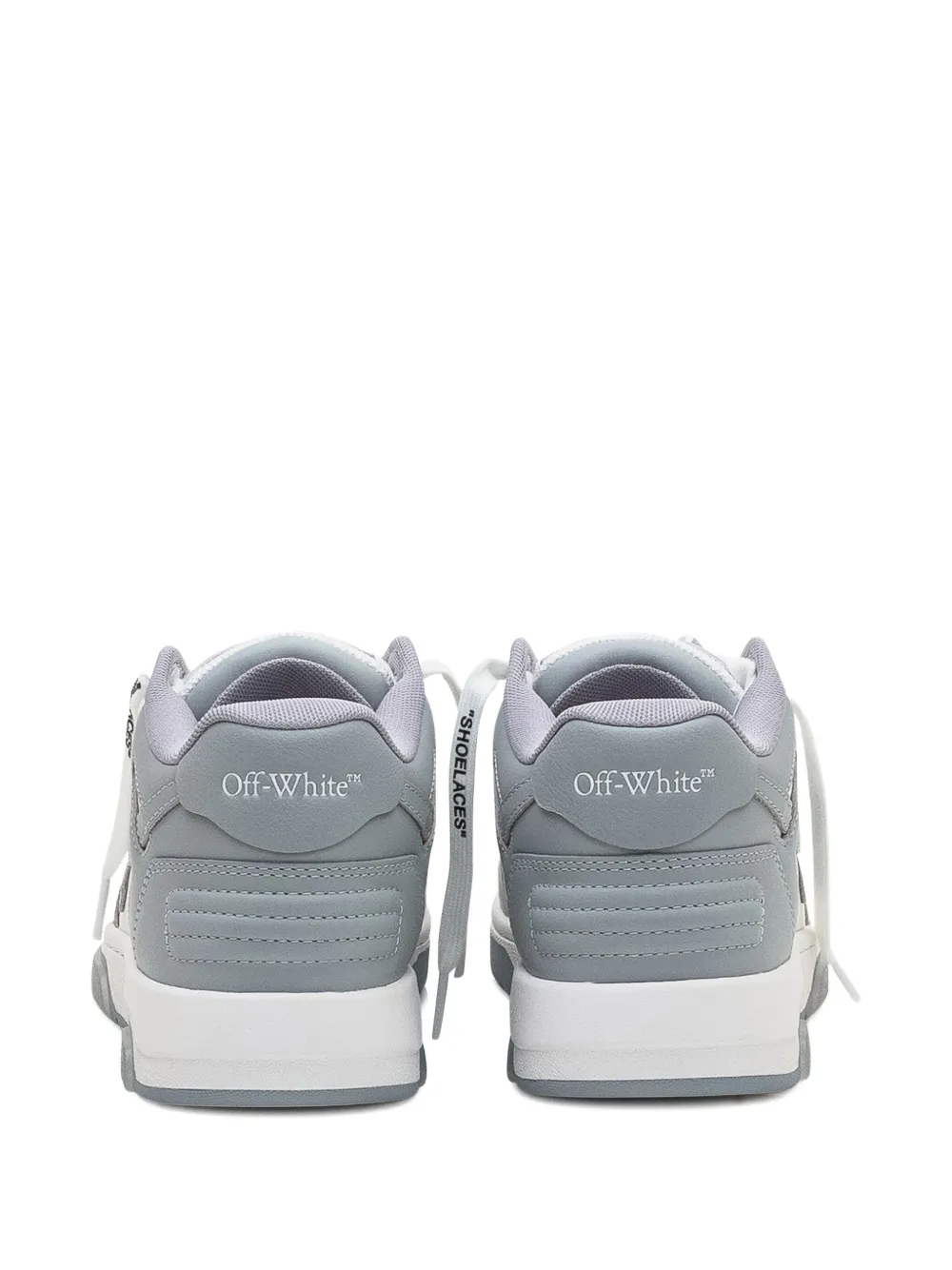 Кроссовки Out Of Office из телячьей кожи OFF-WHITE, серый — фото 3