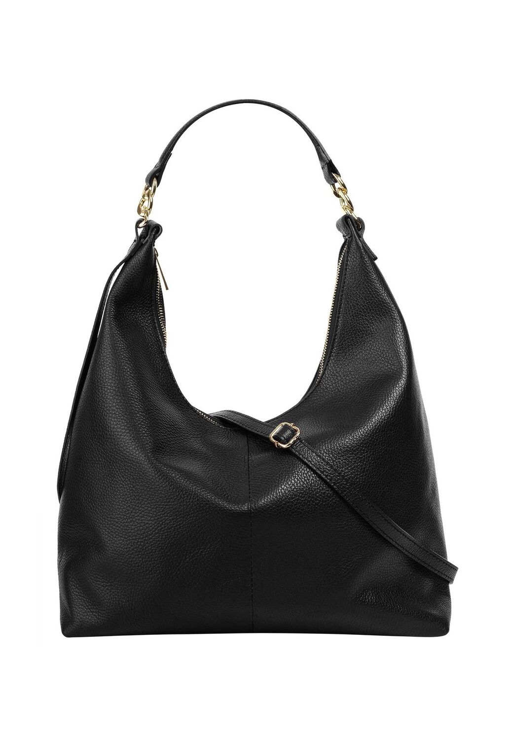 

Шопер, натуральная кожа, сделано в Италии Samantha Look, черный