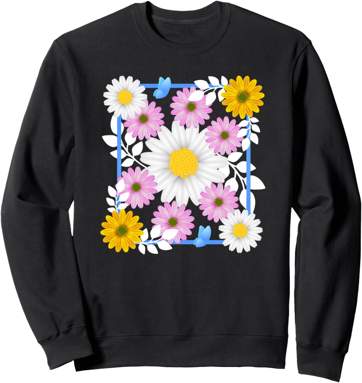 

Толстовка с цветочным принтом в винтажном стиле от Gardner Naturalist Botanical Flower Gifts (For Gardeners), черный