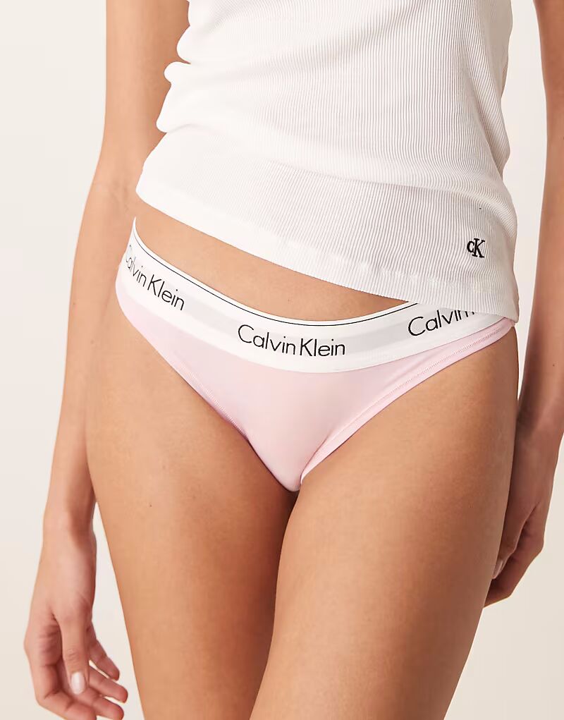 

Плавки-бикини Calvin Klein Modern Cotton розового цвета