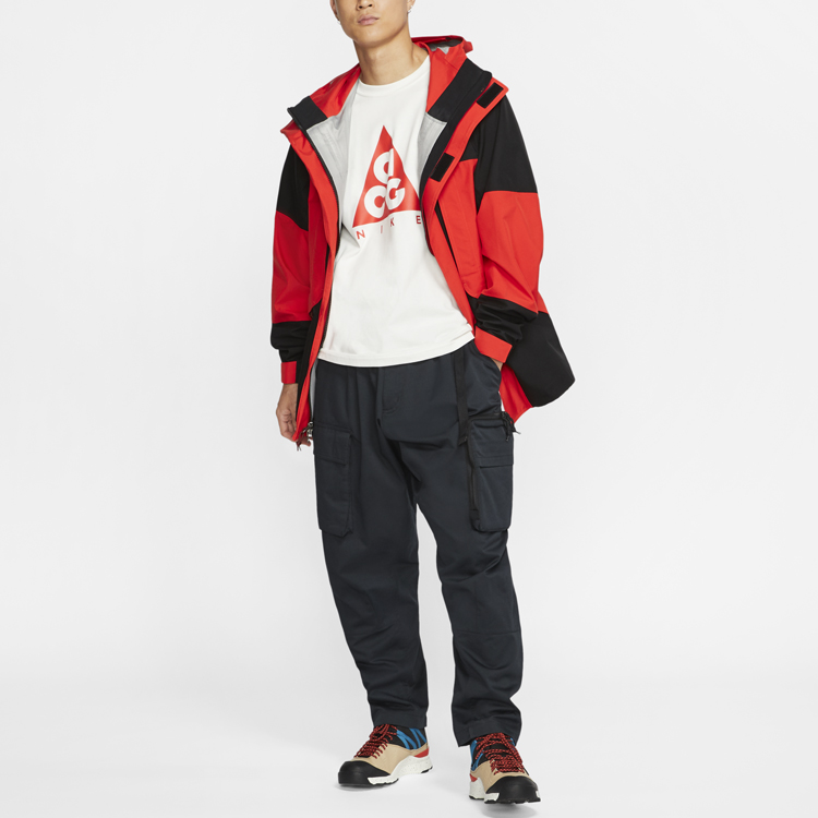 Nike Мужская куртка, цвет «Острый перец», красная — фото 4