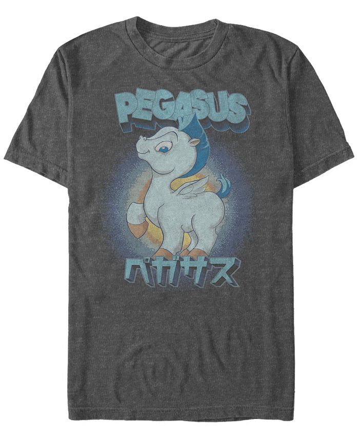 

Мужская футболка с короткими рукавами Disney Hercules Little Pegasus Kanji Fifth Sun, серый