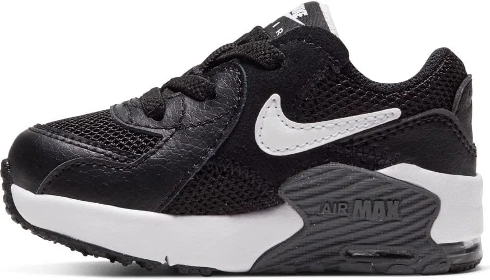 Кроссовки Nike Air Max Excee, детские, чёрные/тёмно-серые/белые — фото 4