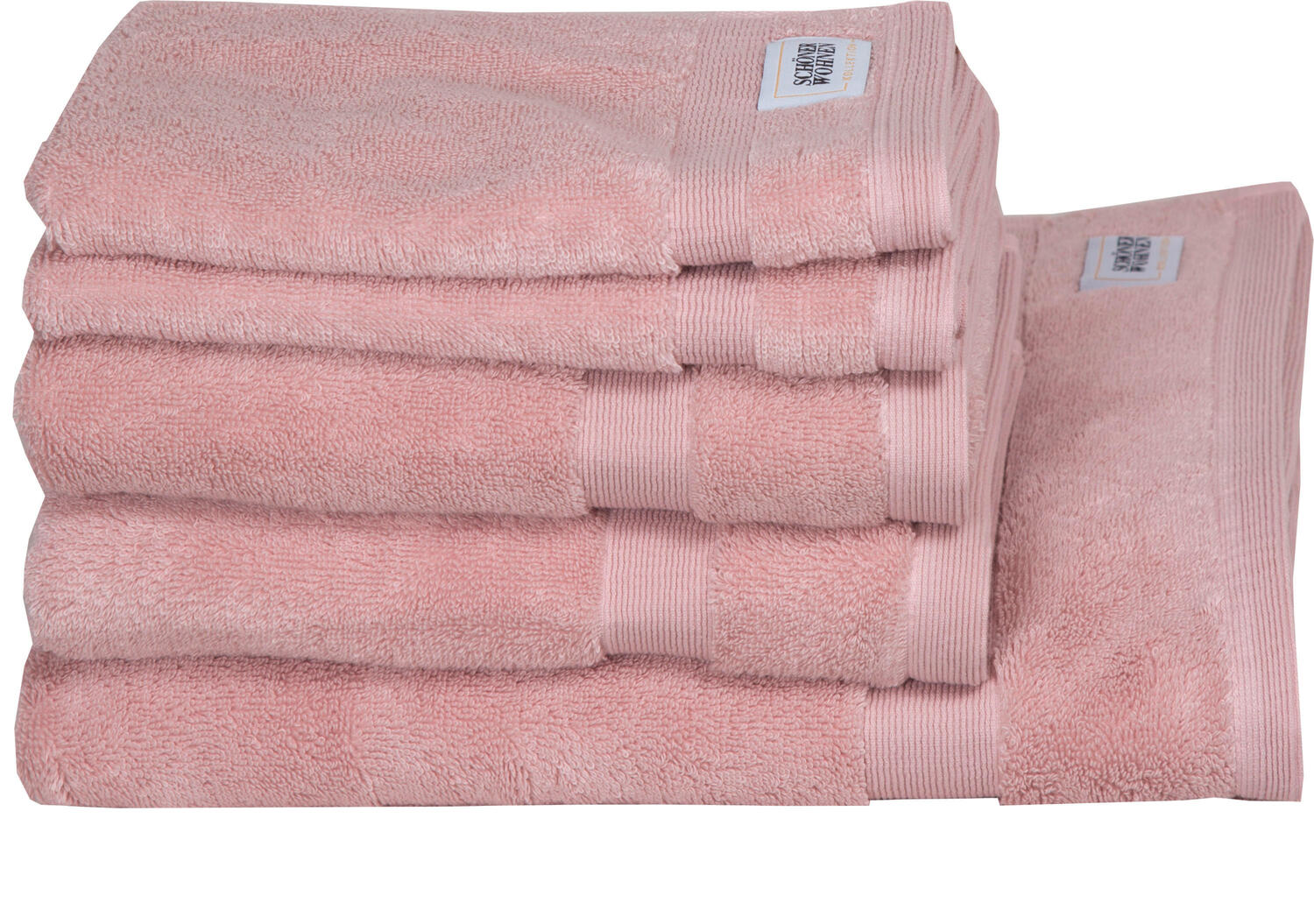 

Полотенца для рук terry set sw-cuddly 5 шт Schöner Wohnen, пыльно-розовый
