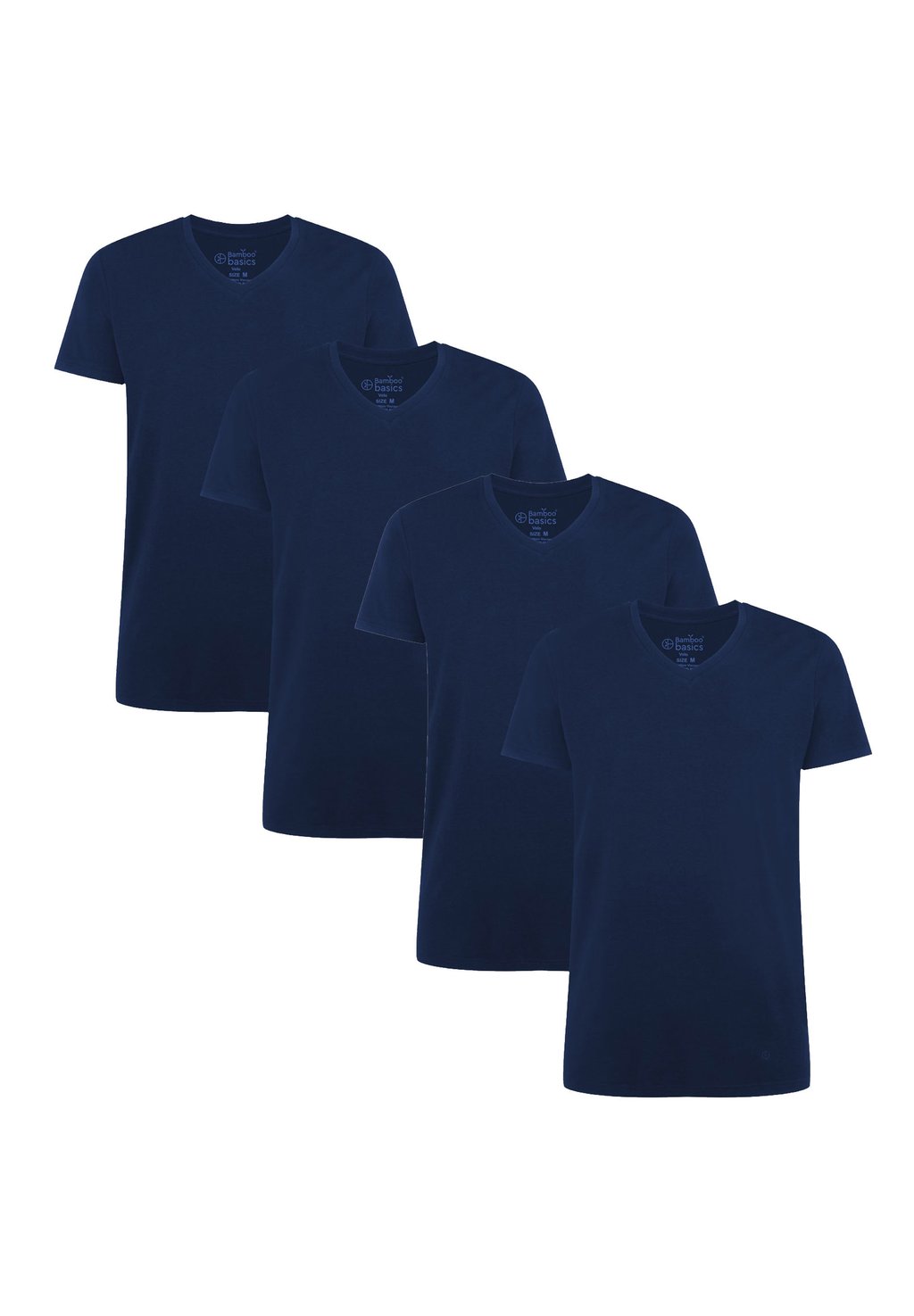 

Базовый слой VELO 4ER PACK V-NECK Bamboo Basics, темно-синий