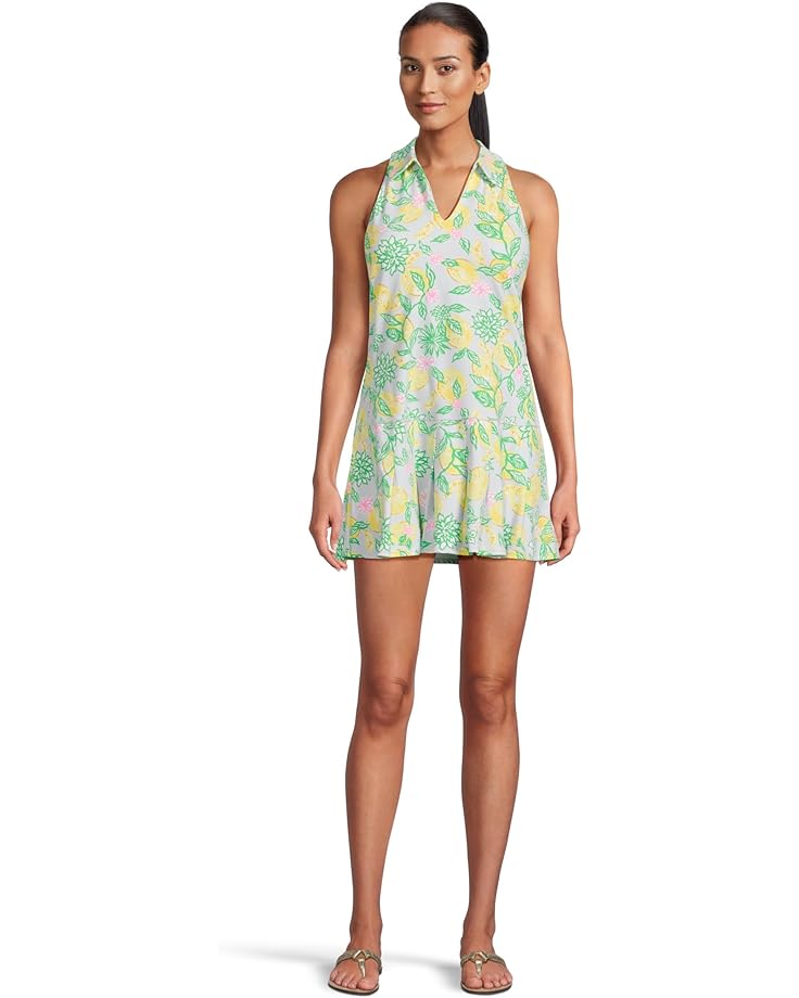 

Платье Lilly Pulitzer Dania Pleated Dress Upf 50, цвет Bluette Make Lemonade