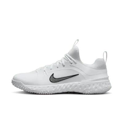 Кроссовки Nike Huarache 9 Elite TF LAX Lacrosse Shoes, белый/черный